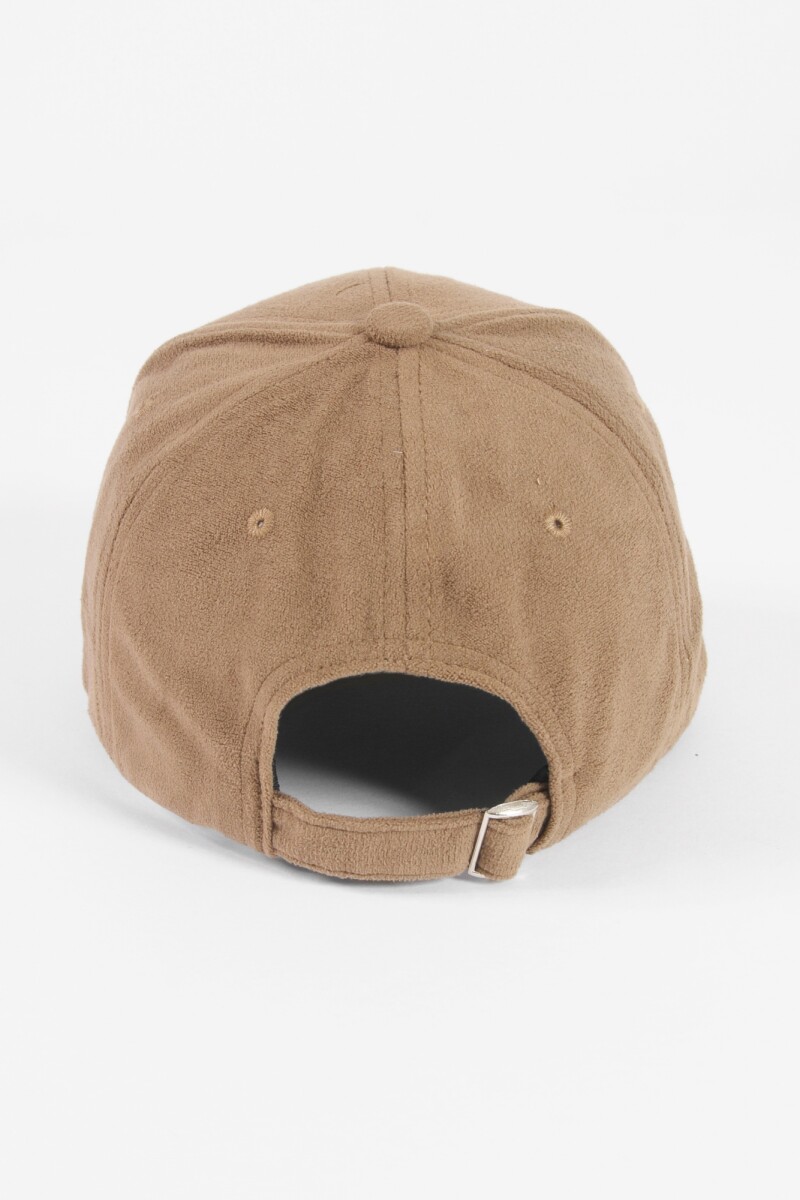 Cap de gamuza marrón