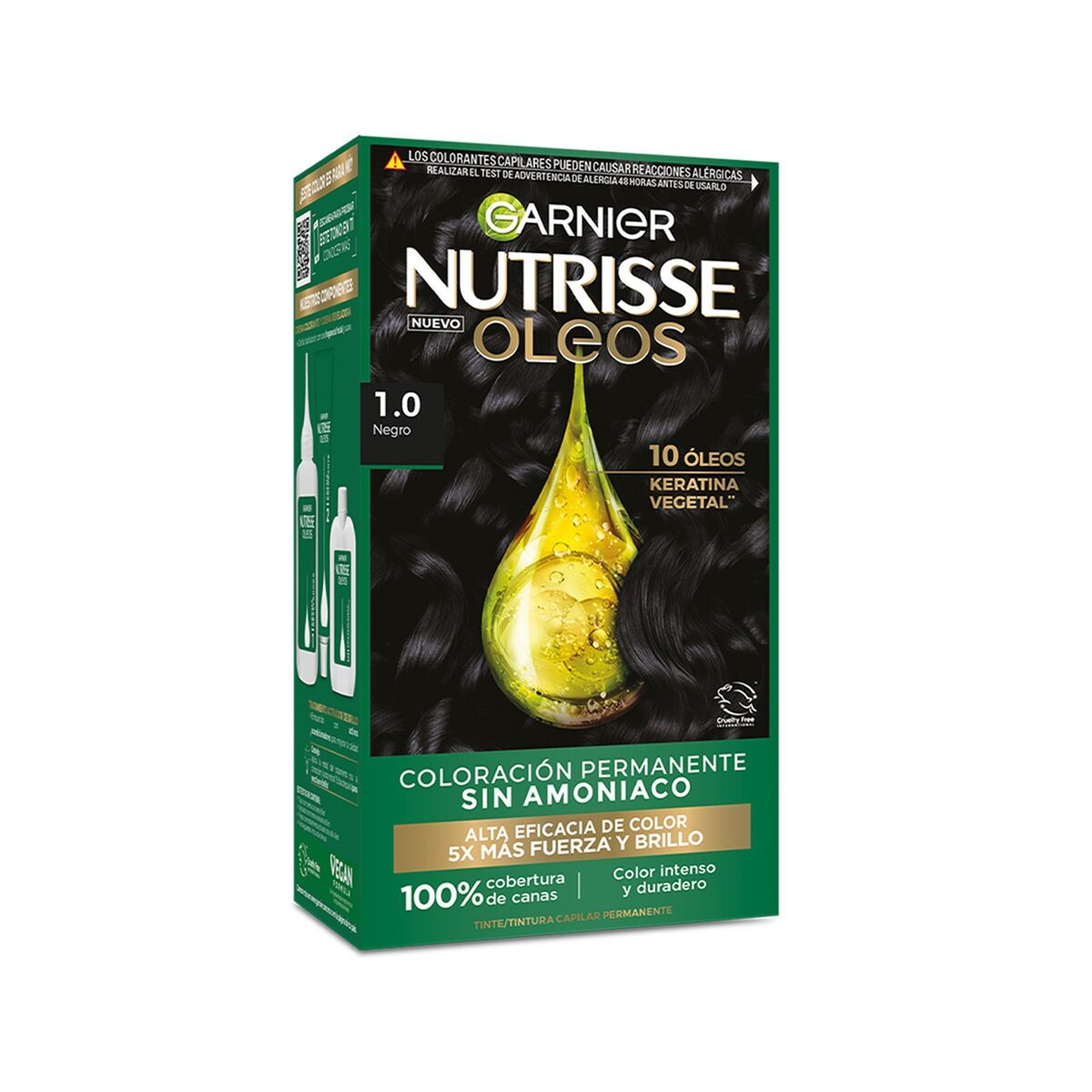 NUTRISSE TINTURA OLEO NEGRO 1.0 UNID. 
