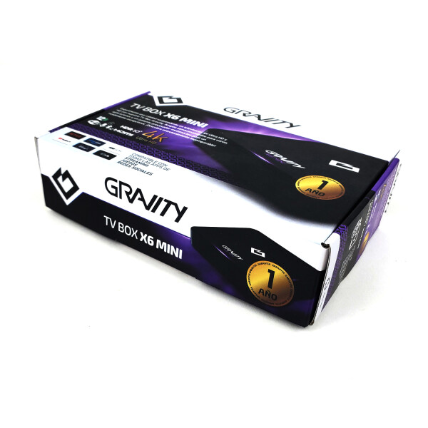 Tv Box Gravity X6 Mini 2/8 Gb 4k TV BOX GRAVITY X6 MINI 2/8