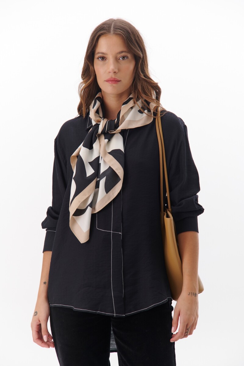 CAMISA VERTICE NEGRO