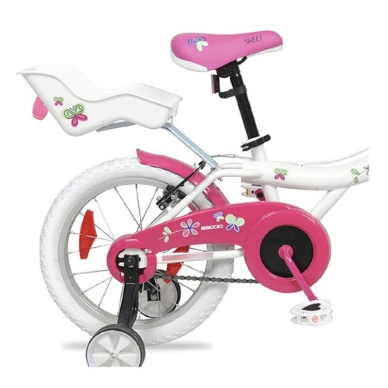 Bicicletas Baccio Mystic Sweet Rodado 16 Niña Blanca/ Rosa Bicicletas Baccio Mystic Sweet Rodado 16 Niña Blanca/ Rosa