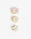 Broches Sets Flores Set De 2 Broches De Flore Metalicas - Combinacion Multicolor
