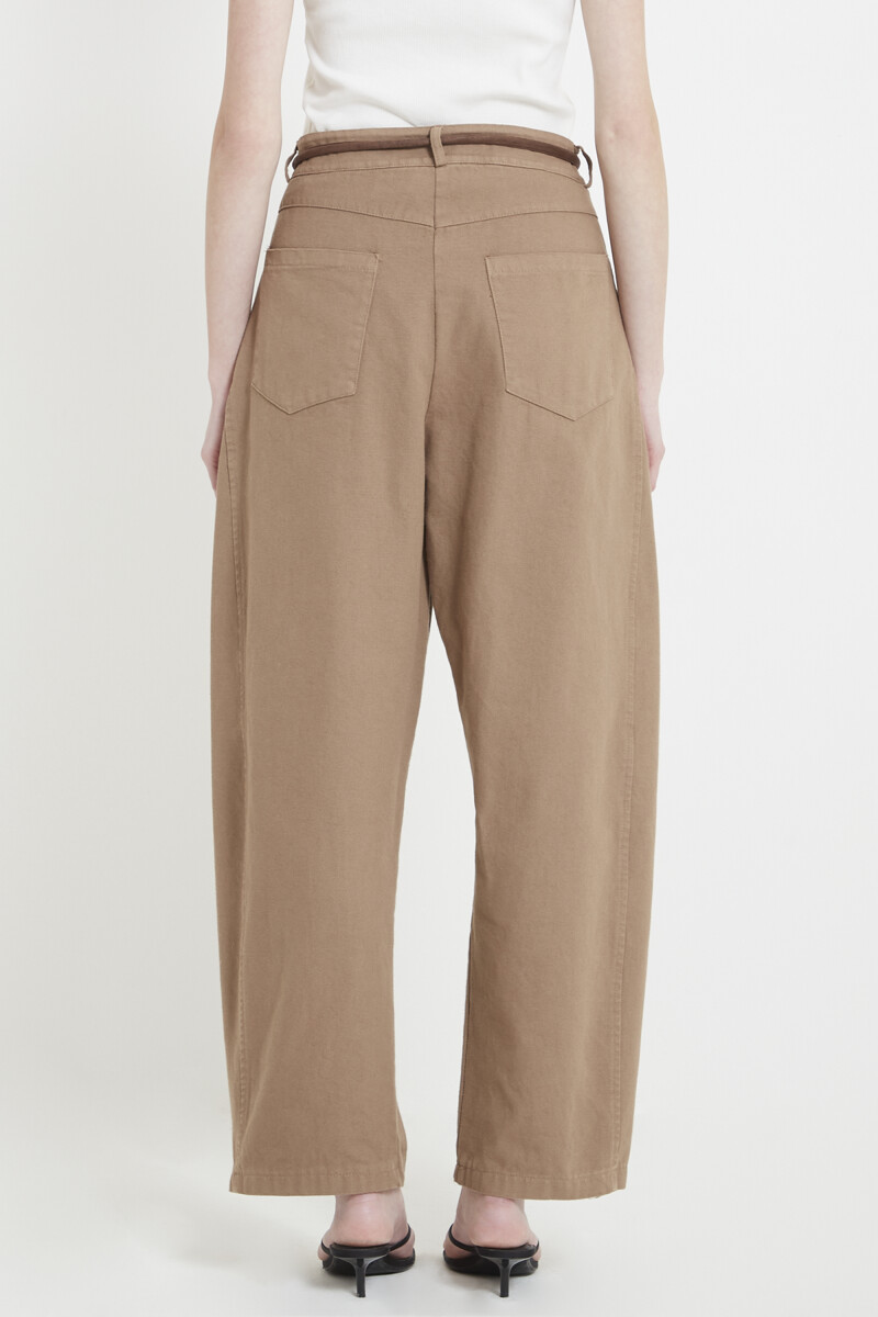 Pantalón gabardina Cafe