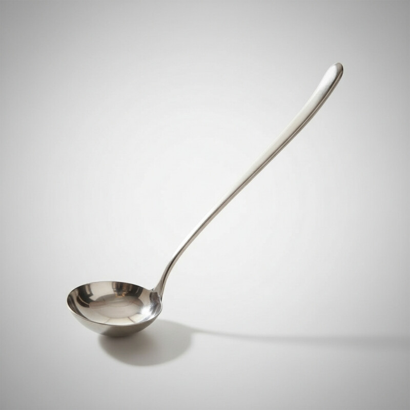 Cucharón 26,3cm acero inoxidable PLATEADO