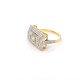 Anillo , Estilo Antiguo, En Platino, Oro 18K Y Brillantes Anillo , Estilo Antiguo, En Platino, Oro 18K Y Brillantes