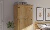 Ropero 2 puertas 1 Cajón Madera - Linea Mexicana Natural