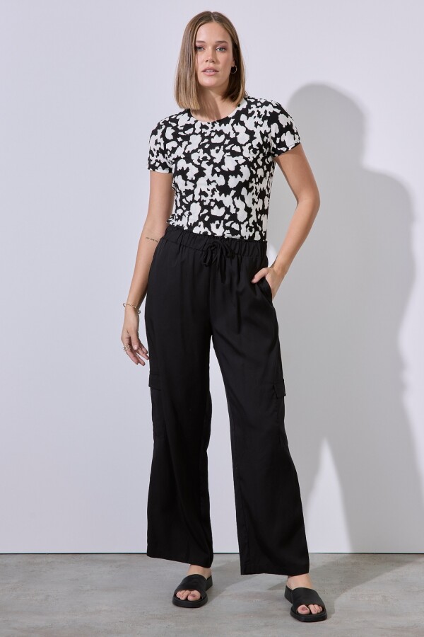 Pantalon Cargo NEGRO