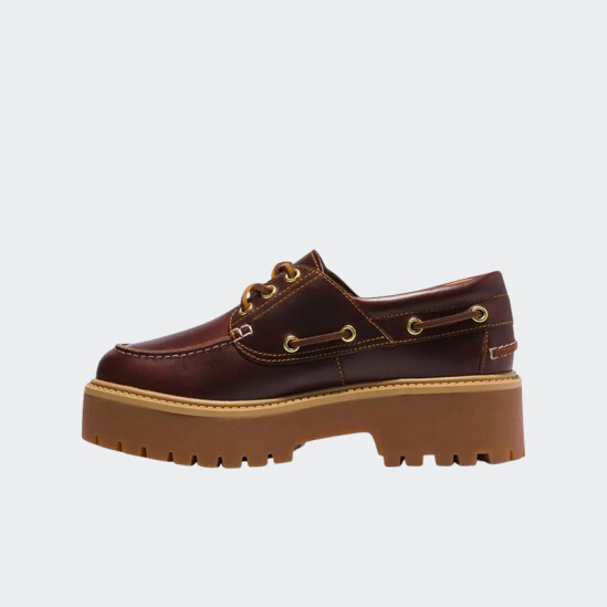 Zapatos Stone Street Platform Boat Marrón