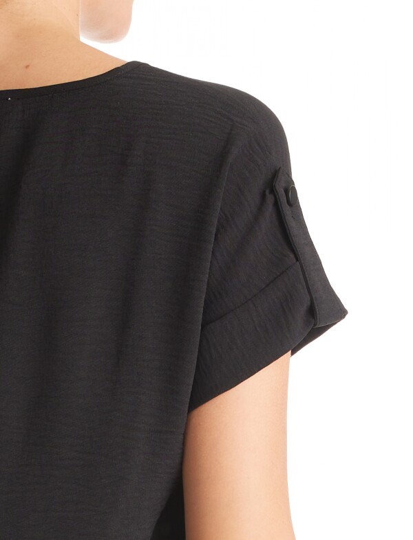 Blusa Crepe NEGRO