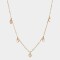 Collares Cortos Corazón Collar Corto Multi Dije Corazón - Dorado