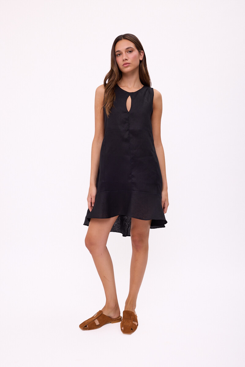 VESTIDO POLK - Negro 