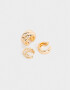 Bijou Cuff Chunky Edition Set De Earcuff De Metal - Dorado