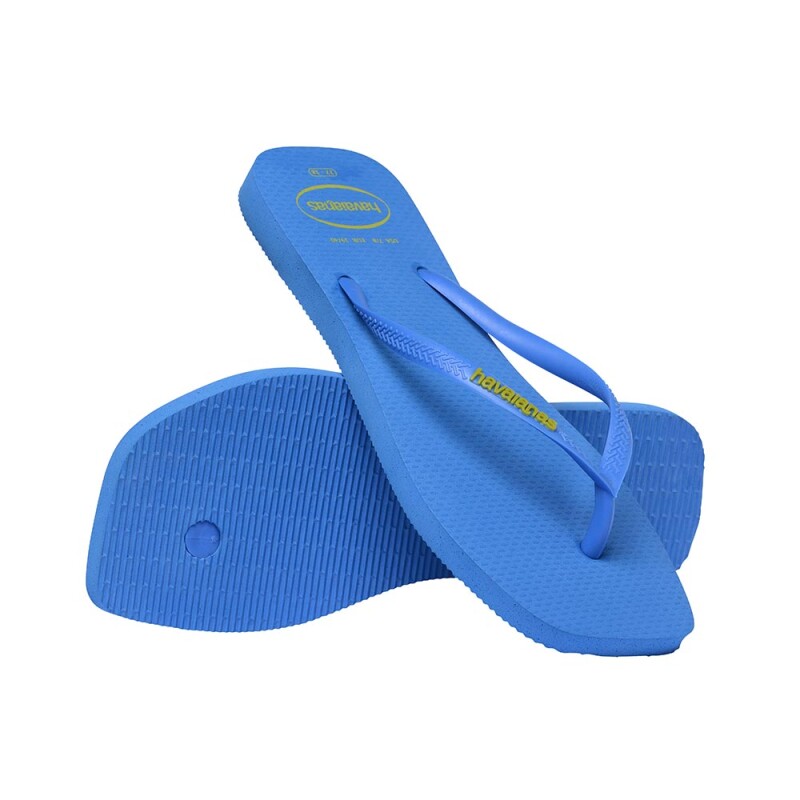 Sandalias Havaianas Slim Square Logo Pop Up Mujer Lieno De Colores