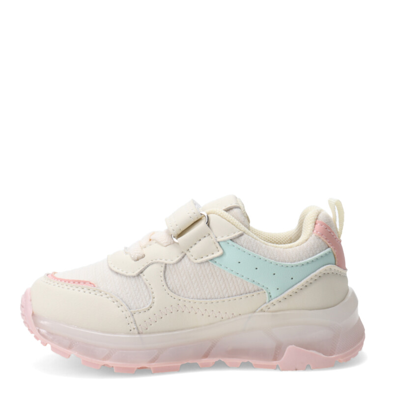 Championes de Niña MINI Miss Carol CRIBB con velcro Beige