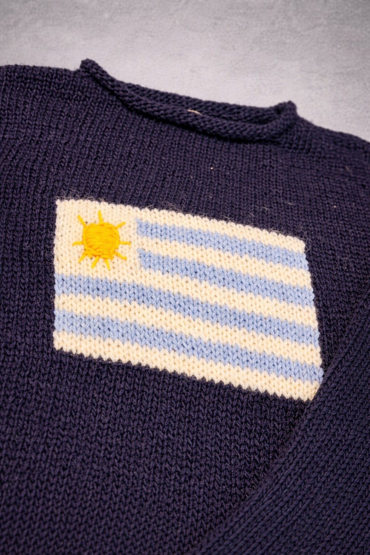 Sweater Flag Handmade Men Azul