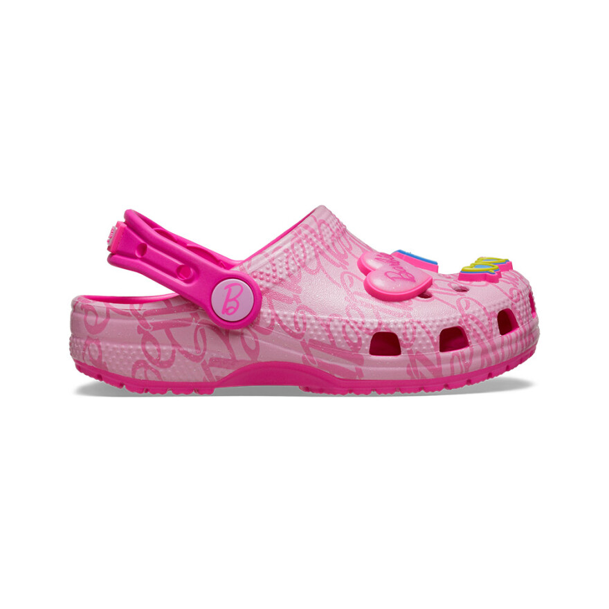 Crocs Mattel Pink Barbie Classic Clog T - Niños 1 a 5 años Multi Multi