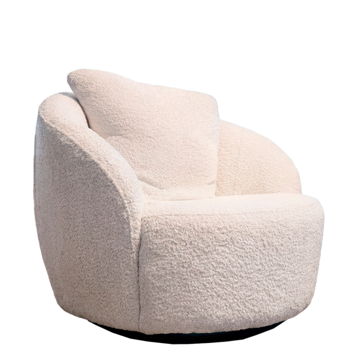 Butaca Bariloche 1 Cuerpo en Tela Bouclé 