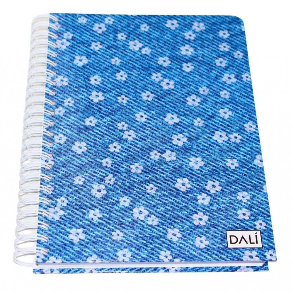 CUADERNOLA DALI 200 HOJAS SUPER TAPA DURA TAPA FLORES