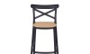Taburete Plats - Simil Ratan Negro