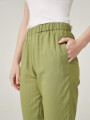Pantalon Basilia Verde Seco