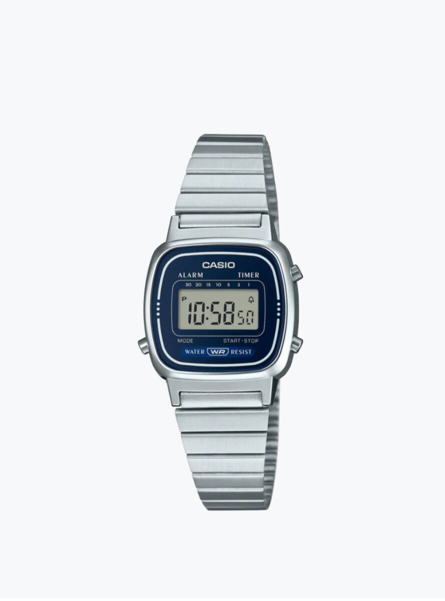 Reloj CASIO retro/digital esfera azul 
