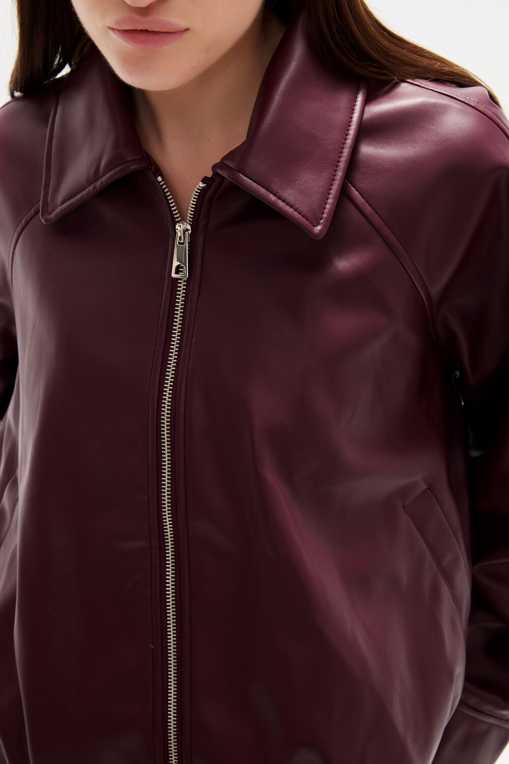 Campera Cardia Cereza Oscuro