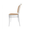 SILLA ALS VIENA- Apilable Blanca -PVC RATAN N/A