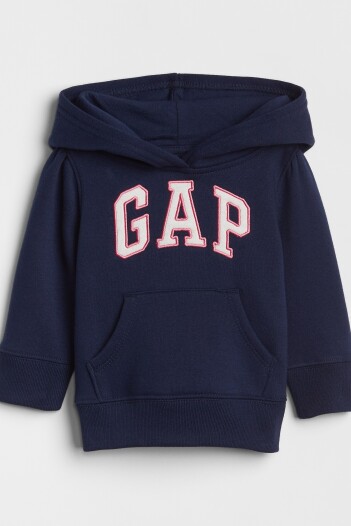 Canguro Logo Gap Con Felpa Toddler Niña Elysian Blue