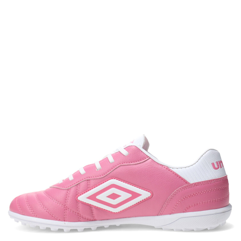 Championes de Fútbol 5 Hombre Umbro Touch TF Rosado - Blanco