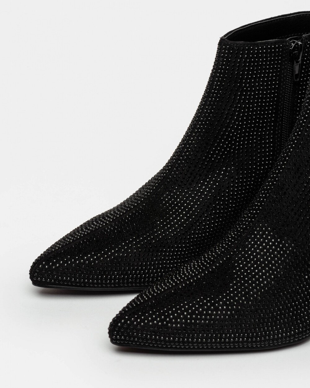 Bota Caña Baja Bright En Sintético Negro