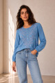 BLUSA INDI CELESTE