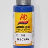 PINTURA ACRILICA ARTISTICA DIBU 60 ML. DIFERENTES COLORES COLOR CYAN 163