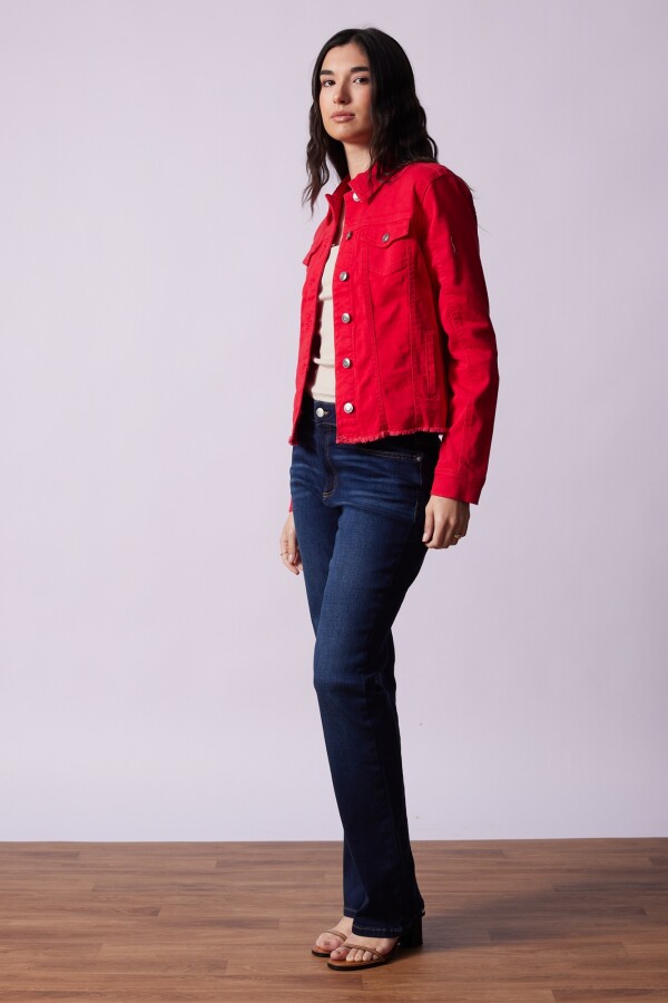 Camperita Jean Flecos ROJO