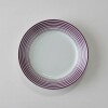 Plato De Postre Con Diseño Espiral - VIOLETA - Bg Plato De Postre Con Diseño Espiral - VIOLETA - Bg