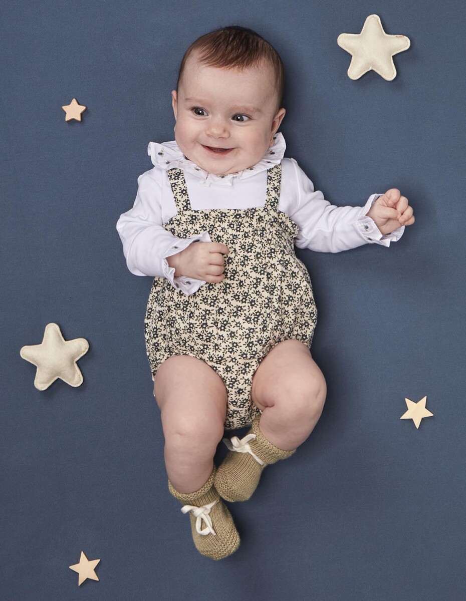 Bombacho Florecitas - Blanco Roto 