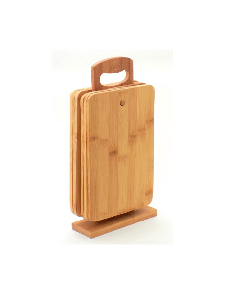 SET 7PZAS 6 TABLAS DE PICAR Y SOPORTE 30X0.7X15CM SET 7PZAS 6 TABLAS DE PICAR Y SOPORTE 30X0.7X15CM
