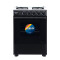 Cocina A Gas Enxuta 4 Hornallas Con Grill Cenx9604i NEGRA