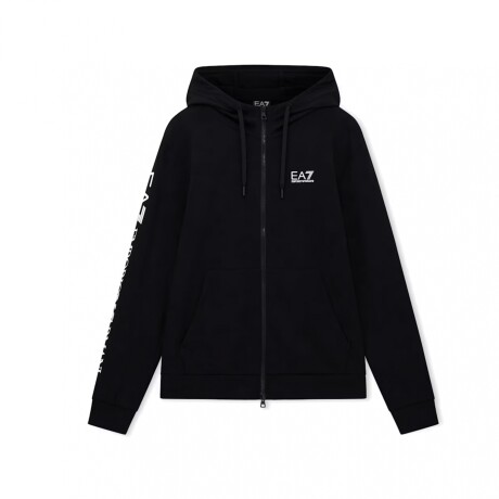 ARMANI EA7 HOODIE Black White