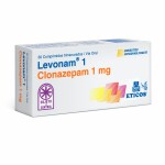 LEVONAM 1 MG. CJ X 30 COMP. única