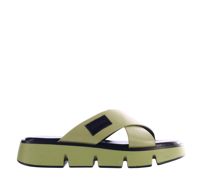 Sandalia de Mujer Miss Carol MINICOY con tiras cruzadas Verde