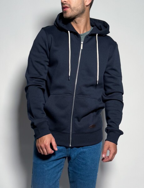 Campera de felpa con capucha Anantol Azul