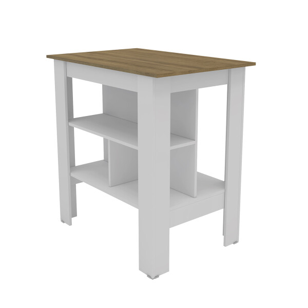 ISLA DE COCINA AMERICA COLOR BLANCO/MIEL Isla De Cocina America Color Blanco/miel