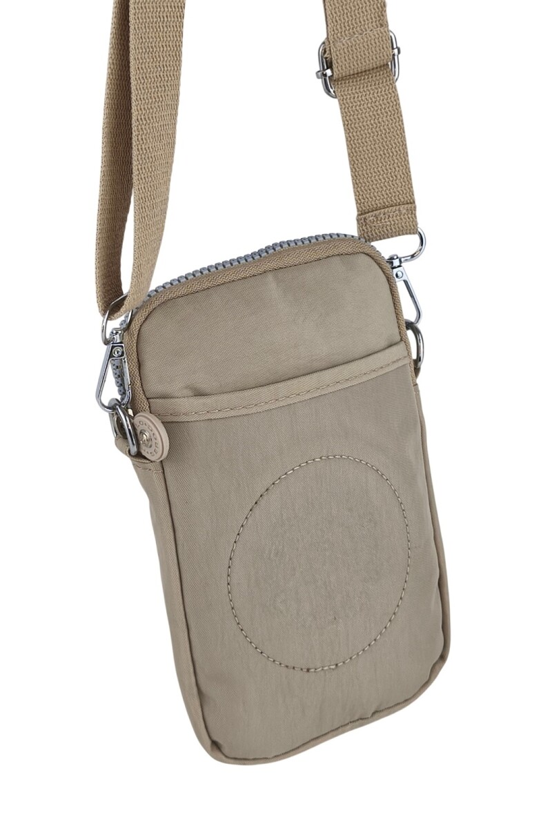 Bolso Portacelular Crossbody Beige
