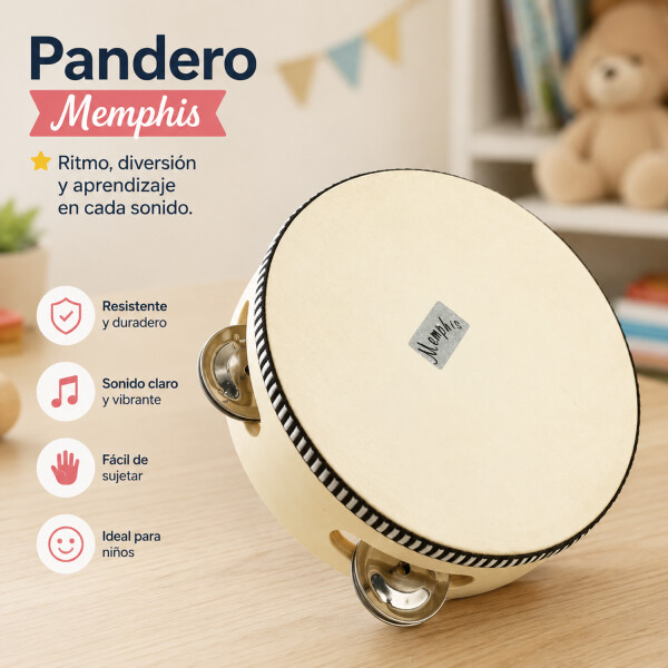 Mini Orquesta Infantil Memphis Dp505w Kit De Percusión MINI ORQUESTA PERCUSION MEMPHIS DP505W
