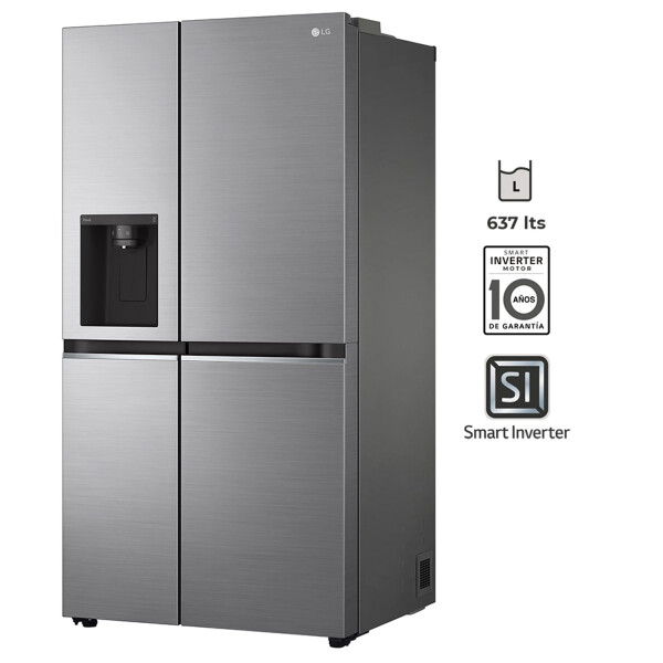 Heladera Lg Gs66spp Inverter 637 L HELADERA LG INVERTER 684L GS66SPM