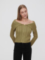 Cardigan Daiarita Verde Oliva Claro