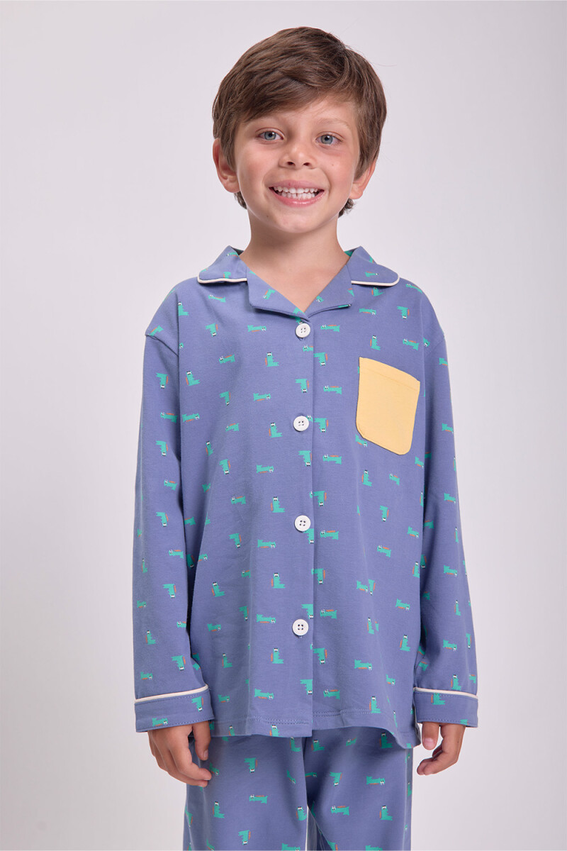 Conjunto pijama Azul