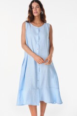 Vestido Henna Celeste