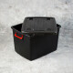 Set x4 Caja reforzada heavy box 95 lts + 1 de regalo NEGRO