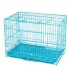 Canil Jaula Corral Perro Mascota Lili 90 cm Grande De Metal Variante Color Celeste